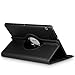 kwmobile Rotating Case Compatible with Huawei MediaPad T3 10 - Case PU Leather Tablet Cover with Stand - Black
