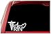 UR Impressions Registered Nurse - RN Caduceus Lifeline Heart Decal Sticker Vinyl Graphics for Cars Trucks SUV Motorcycles Windows|White|7.5 X 4.1 inch|URI338