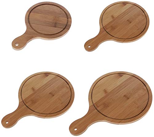 Snijplank, Pizzeria Peddel, Hout Pizza Peel, Serveerlade, Duurzame Ronde Pizza Paddle Spatel Ronde Transfer Lade Maken… - Afbeelding 7