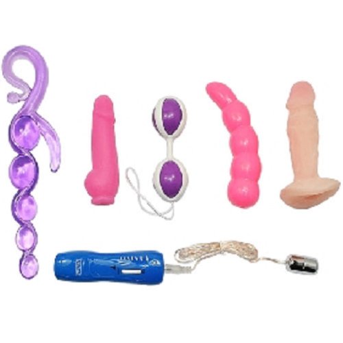 Couples Sex Toy Kit, Vibrator,anal Beads, Multi Speed Vibration image