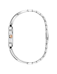 Bulova - Reloj de cuarzo para mujer, acero inoxidable, color: dos tonos (modelo: 98 x 121)