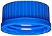 Chemglass CLS-1480-13SC Polypropylene Solid Cap with GL-45 GPI Thread, Duran Blue (Pack of 10)