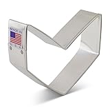 Ann Clark Single Chevron Arrow Cookie Cutter - 3 Inches - US Tin Plated Steel