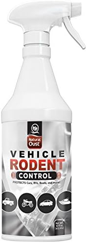 Natural Oust Rodent Control Spray For Cars: All-Natural Rat And Mouse Repellent For Vehicle Engine And Wiring, Eco-Friendly And Safe Mice And Pest Deterrent –With Peppermint And Cinnamon Oil