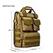 DYJ Tactical Briefcase Military Laptop Messenger Bag Shoulder Bag Handbag for Men