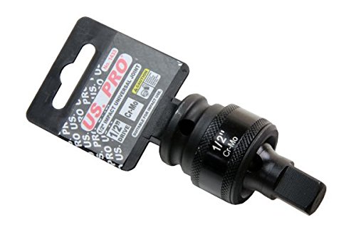 US Pro 1/2" Dr Impact Universal Joint Adapter Impact Cr-Mo Wobble Extension B1433