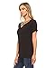 Loose Criss Cross Top V Neck Strap Shirt for Women Short Sleeve Top Made in USA