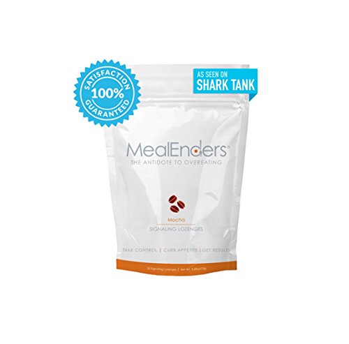 MealEnders Signaling Lozenges–Conquer Cravings, Curb Snacking, Beat Overeating, and Master Portion Control–Helps You Stick to Any Diet Weight Loss Program, 25-count Pouch (Mocha)