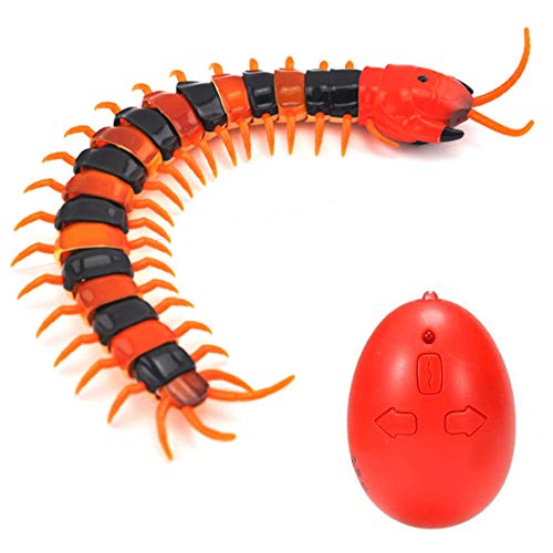 SUPOW Remote Control Simulation Giant IR Scolopendra, Centipede Tricky Prank Scary Robotic Insect Toy, Funny Novelty Terrifying Halloween&Christmas Gift for Kids