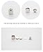 Flammi Bright Stylish LED Earrings Glowing Diamond Crown Shaped Ear Studs (Green)