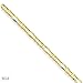 Gold Chain Necklace 3mm Diamond Cut FIGARO Chain 24K 30X Thicker Than Any Overlay USA Made.