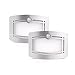 Motion Sensor Closet Light, OxyLED Wall Lights Battery Operated, Luxury Aluminum Stick-on Anywhere Wall Lamp Sconces, Motion Sensor Indoor Security Light for Stair, Kitchen, Bathroom, Hallway, 2 Pack