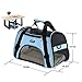 Soft-Sided Large Pet Carrier, Airline Approved,20.8x10.2x14.1Travel Tote with Cozy and Soft Dog Bed,Portable,Collapsible,Travel Friendly