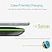 Fast Wireless Charger, ZeeHoo Qi-Certified 7.5W Wireless Charger for iPhone XS MAX/XR/XS/X/8/8 Plus,10W Wireless Charging Pad for S9/S9+/S8/S8+/Note 8, 5W for Others Qi-Enabled Devices【 No AC Adapter】