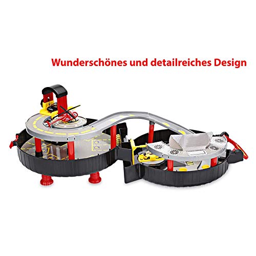HSP Himoto DIY Parkhaus Garage Spielzeug-Set im wunderschönen Koffer Design, leicht zu transportieren für Ihre Kinder… – Bild 6