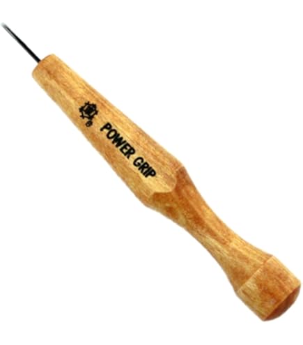 Miki Sho Power Grip Chisel Triangular 0.12 inch (3.0 mm) - Wood