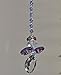 Crystal Guardian Angel Rear View Mirror Car Charm Suncatcher, Protection, Healing