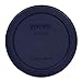 Pyrex 7202-PC 1113805 1 Cup Dark Blue Lid (4-Pack)