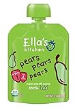 Ella's Kitchen Organic Stage 1, Pears Pears Pears, 2.5 Ounce (Pack of 6)