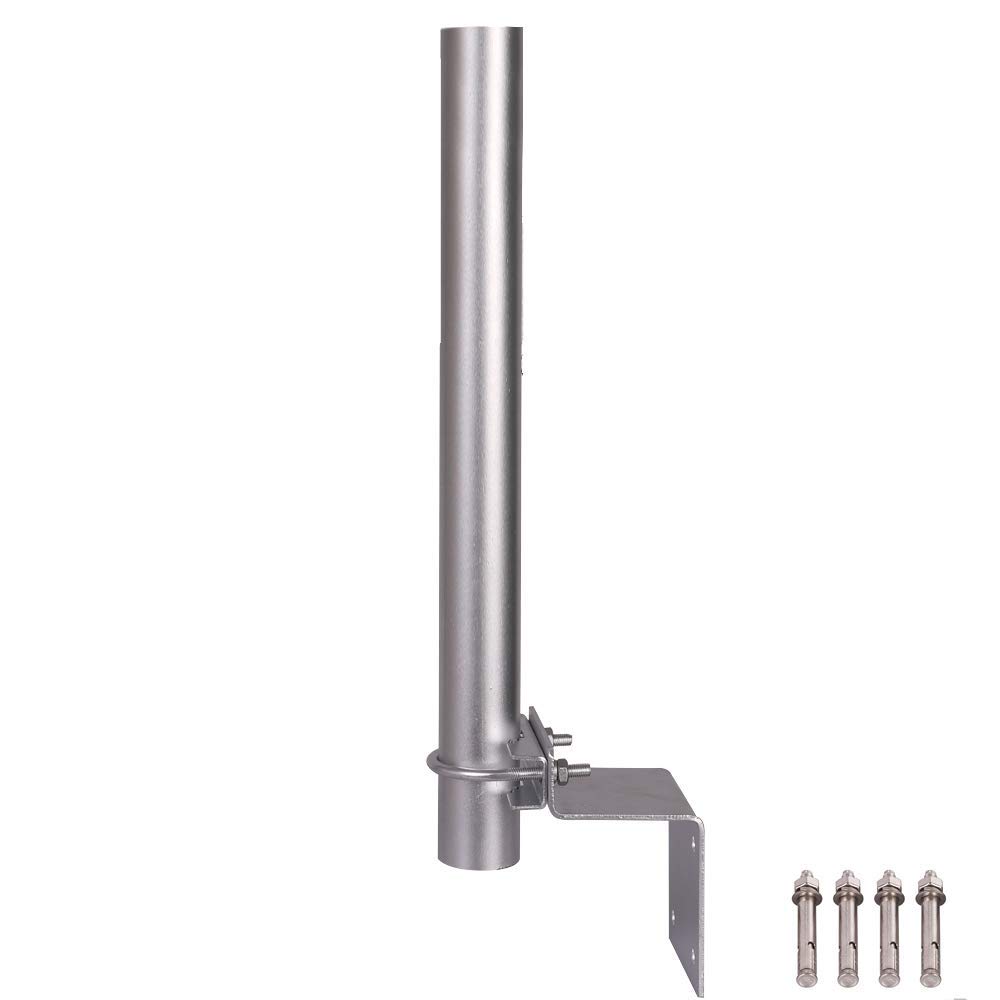 Photo 1 of XRDS-RF 16" Antenna Pole, Upgraded Length Antenna Pole Mount for Outside Home Antenna with U-Bolt, Bracket, Mounting Screws - 40cm Length Universal Mounting Pole