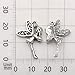 iloveDIYbeads 100g (66pcs) Craft Supplies Antique Silver Wings Angel Fairy Charms Pendants for Crafting, Jewelry Findings Making Accessory for DIY Necklace Bracelet (M151)