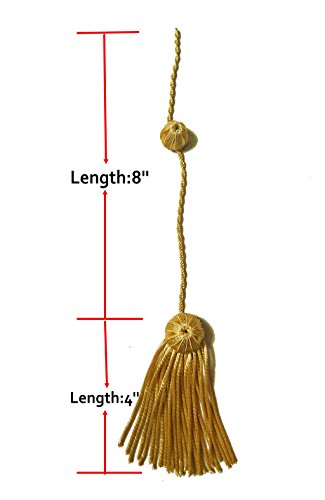 Doctoral Tam Gold Bullion Tassel Grad Days