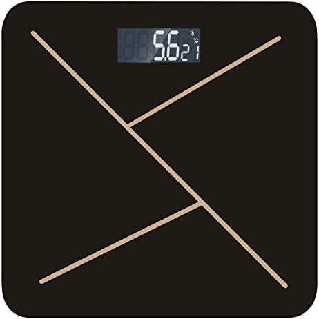 Precision Bathroom Weight Scale with Tempered Glass, Extra Large LCD Display, 396 Pounds Digital Body Weight Scales