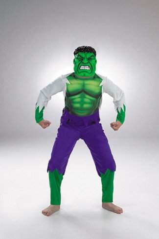 Child Hulk Costume - Medium 7-8