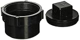 Genova Products 81630 ABS-DWV Fitting Clean-Outs with Threaded Plug, 3