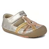 Momo Baby Girls First Walker/Toddler Metallic Sandal Shoes