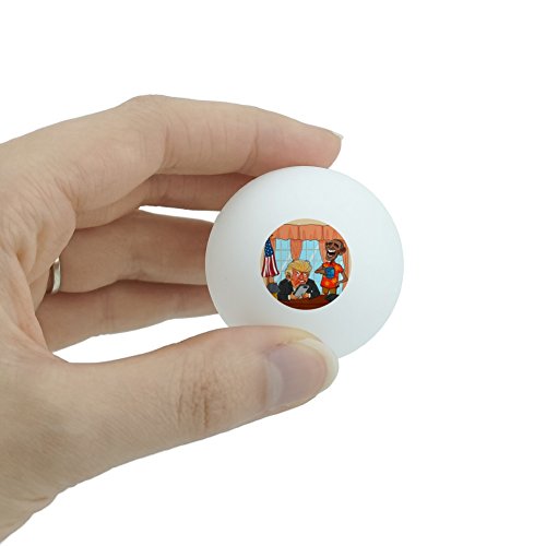 Obama Laughing at Trump Funny Satire #1 Potus President of the United States Novelty Table Tennis Ping Pong Ball 3 Pack