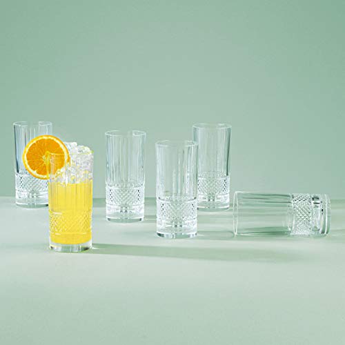 RCR 26719020006 Brillante Longdrinkgläser, Luxion Kristall Set mit 6 Stück, 370ml Hi-Ball, Cocktail Trinkgläser Für… – Bild 3