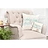 C&F Home 10" Embroidery Pillow, Salty Kisses Starfish Wishes Decorative Throw Pillow for Sofa Couch or Bed 10 x 10 Multi