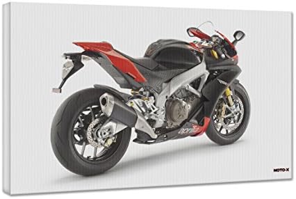 Aprilia Rsv4 Factory Aprc 2011 03 18X24 Gallery Wrapped 3/4" Depth Canvas Print