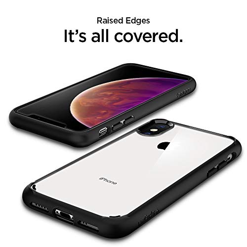 Spigen Ultra Hybrid iPhone X Case with Air Cushion Technology and Hybrid Drop Protection for