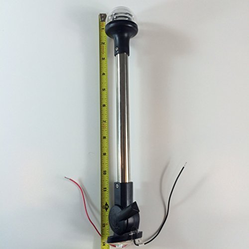 RecPro FOLDING BOAT STERN LED LIGHT / ALL AROUND LED LIGHT/ PONTOON