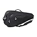 Gigavibe Premium Tennis Bag, 3 Racquet Holder (Black/Gray)
