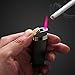 Single Torch Jet Flame Lighter Cigarette Lighter Windproof Cigar Refillable Butane Gas Torch Lighter, No Gas Included