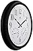 24 inch Black Wall Clock The Definitive by Infinity Instruments