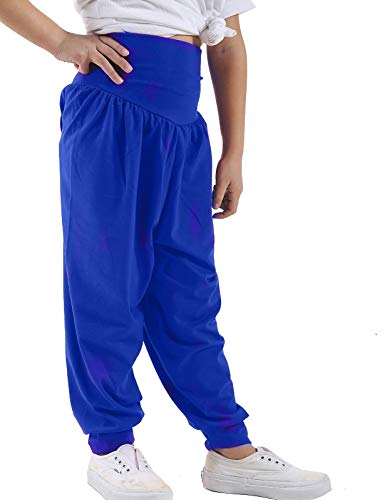 Loxdonz Kids Harem Loose Casual Baggy Sports Dancing Pants Girls Harem Children Trouser (7-8 Years,  - //coolthings.us
