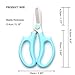 Garden Pruning Shears Scissors with Comfort Grip Handle, Premium Steel Professional Floral Scissors, Perfect for Arranging Flowers, Pruning, Trimming Plants, Gardening Tool (Blue)thumb 3