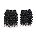 Emmet 2pcs/lot 100g Short Wave 8Inch Brazilian Kinky Curly Human Hair Extension