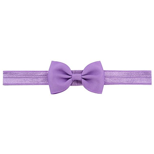 image for WillingTee 2.75 Inch Grosgrain Ribbon Hair Bows Headbands for Baby Gir