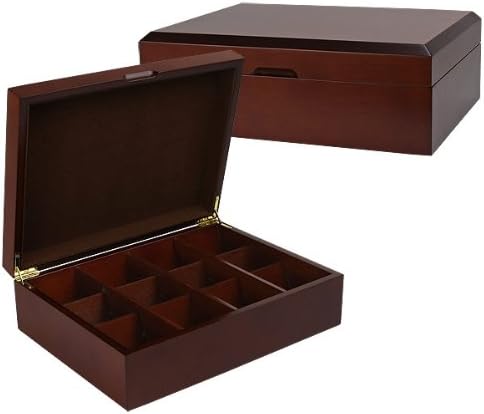Gourmet Tea Storage Chest - 12 Compartment (144 bag capacity)