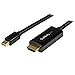 StarTech.com 6ft Mini DisplayPort to HDMI Cable - 4K 30hz Monitor Adapter Cable - mDP PC or Macbook to HDMI Display (MDP2HDMM2MB) Black