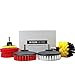 Power Scrubber Set: Drill Brushes & Scouring Pads – Clean Hard Water & Stains 5X Faster – for Tile, Grout, Rim, Corner, Floor, Carpet, Glass Doors, Fiberglass Tubs