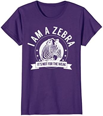 Womens Zebra Warrior NFTW - ARD, HSP, EDS, NET, PI Awareness XL Purple
