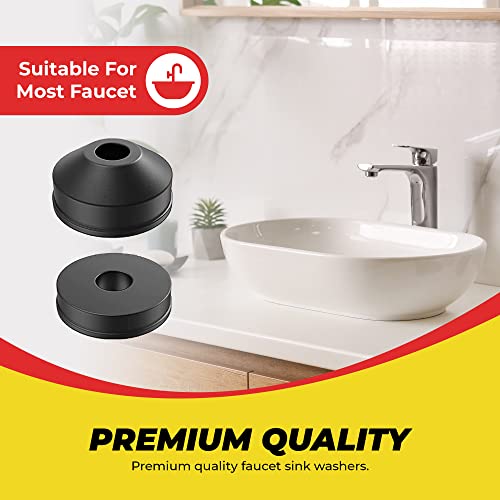 Flat and Beveled Faucet Washers and Brass Bibb Screws Assortment, 48