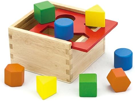 VIGA - Caja para Aprender Formas geométricas - Madera: Amazon.es: Juguetes y juegos