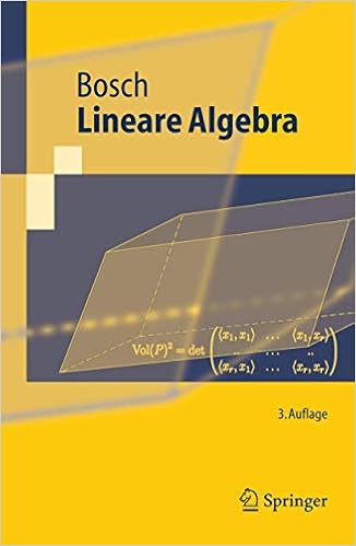 Lineare Algebra Springer Lehrbuch Amazon De Bosch Siegfried Bucher